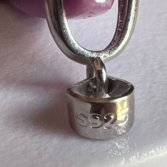 Phosphosiderite Crystal Pendant Silver 925 (#3) - Picture 4 of 9